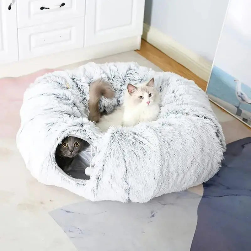 Katzen-Plüsch-Tunnel