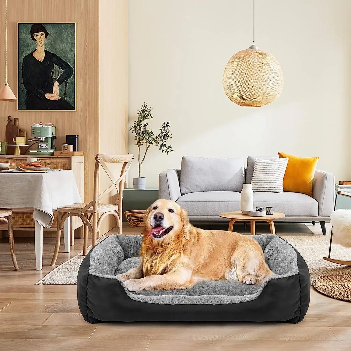 Das Waschbare Hundebett "ARIEL"