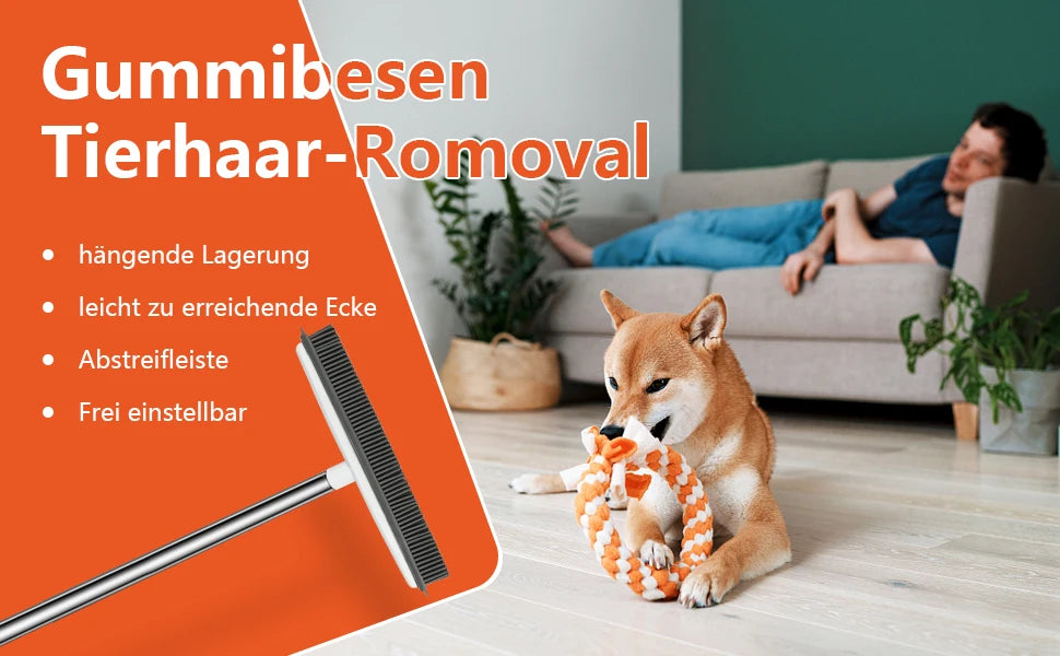 Rubber Broom, Tierhaarentfernungsbesen